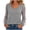 Z01-Grey, variant on Sheer Mesh Long Sleeve Sequin V Neck Tops for Plus Size Women Casual Glitter Sparkly Party Blouse Shirt (Black, XL)