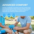 thumbnail image 3 of Dynarex Sensi-Wrap Self-Adhesive Bandages, 18-Pack, 4" x 5 yards, Light Blue, Latex, Colored Elastic Cohesive Athletic Tape, Tattoo Grip & Vet Wrap, 3 of 7