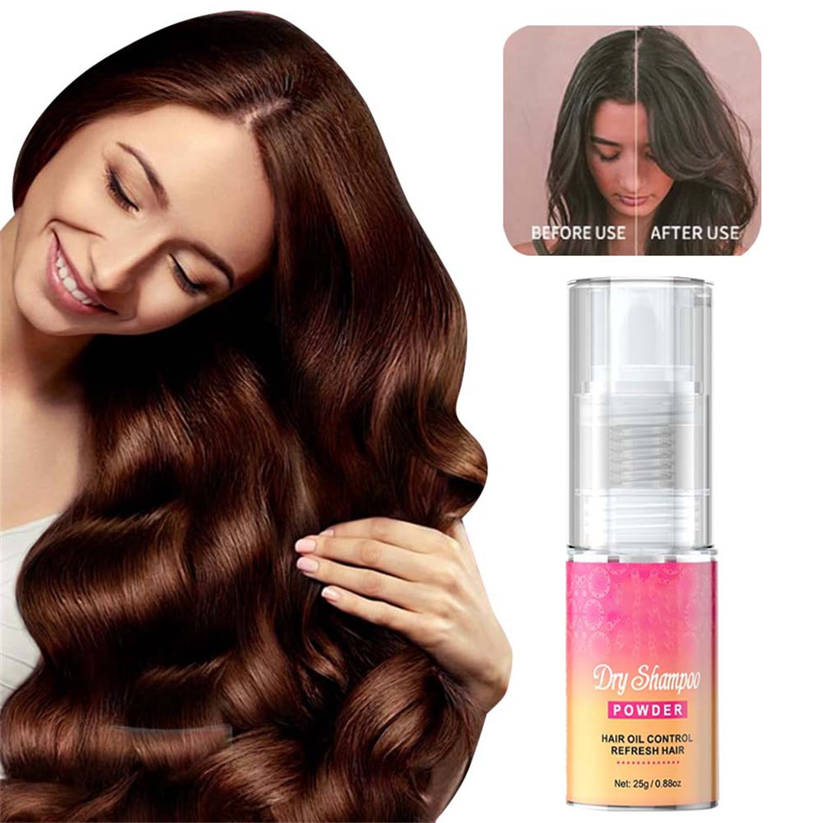 asddcavvf Dry Shampoo Powder Fresh & Mild (25g) and Non Rinseable Shampoo for Men and Women