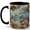 Black, variant on Tide Pool Seashell 11oz Ceramic Mug, Starfish Ocean Coffee Cup