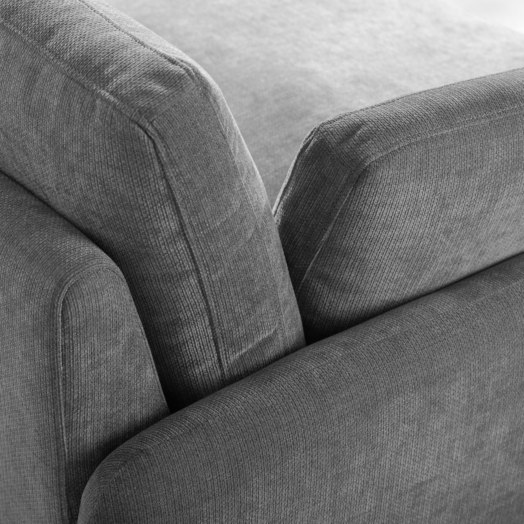 Leumius 50" Oversized Single Sofa Chair, Upholstered Chenille Accent Chair with Wide and Deep Seat, Modern Comfy Armchair,with Pillows for Living Room,Apartment,Bedroom,Gray