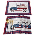 thumbnail image 2 of Promotions! 4PCS Table Mat 4th of July Decoration Anti-Slip Placemat Dining Tablemat American Independence Day Coaster Kitchen Accessories, 2 of 6