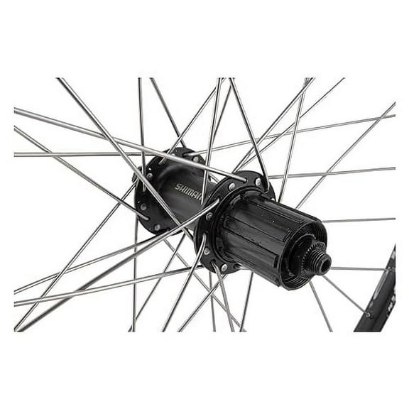 Rear Wheel - 26" x 1.5", 36H, Quick Release, Black Rim, 8-10 Speed Cassette Compatible, Stainless Steel 14 Gauge Spokes