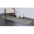 thumbnail image 2 of Unique Loom 3128604 2 ft. 7 in. x 13 ft. Philadelphia Trellis Runner Rug, Light Gray, 2 of 2
