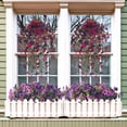 thumbnail image 1 of YiJuHui Artificial Morning Glory Garland, Realistic Silk Flower Hanging Vine, Fade-Proof Waterproof Outdoor Decor for Garden Wall Basket Patio Wedding Arch Home, 1 of 6