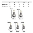 thumbnail image 2 of 40pcs Fishing Weights Sinkers Bass Casting Worm Sinker Bullet Sinker 1/8oz-1/2oz, 2 of 19