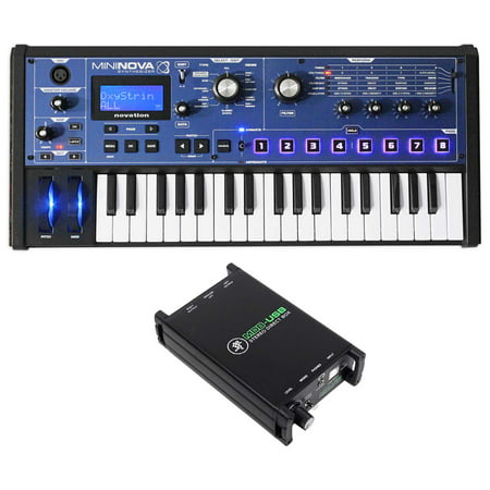Novation MiniNova 37-Key Studio Live Sound USB MIDI Keyboard Synthesizer+DI