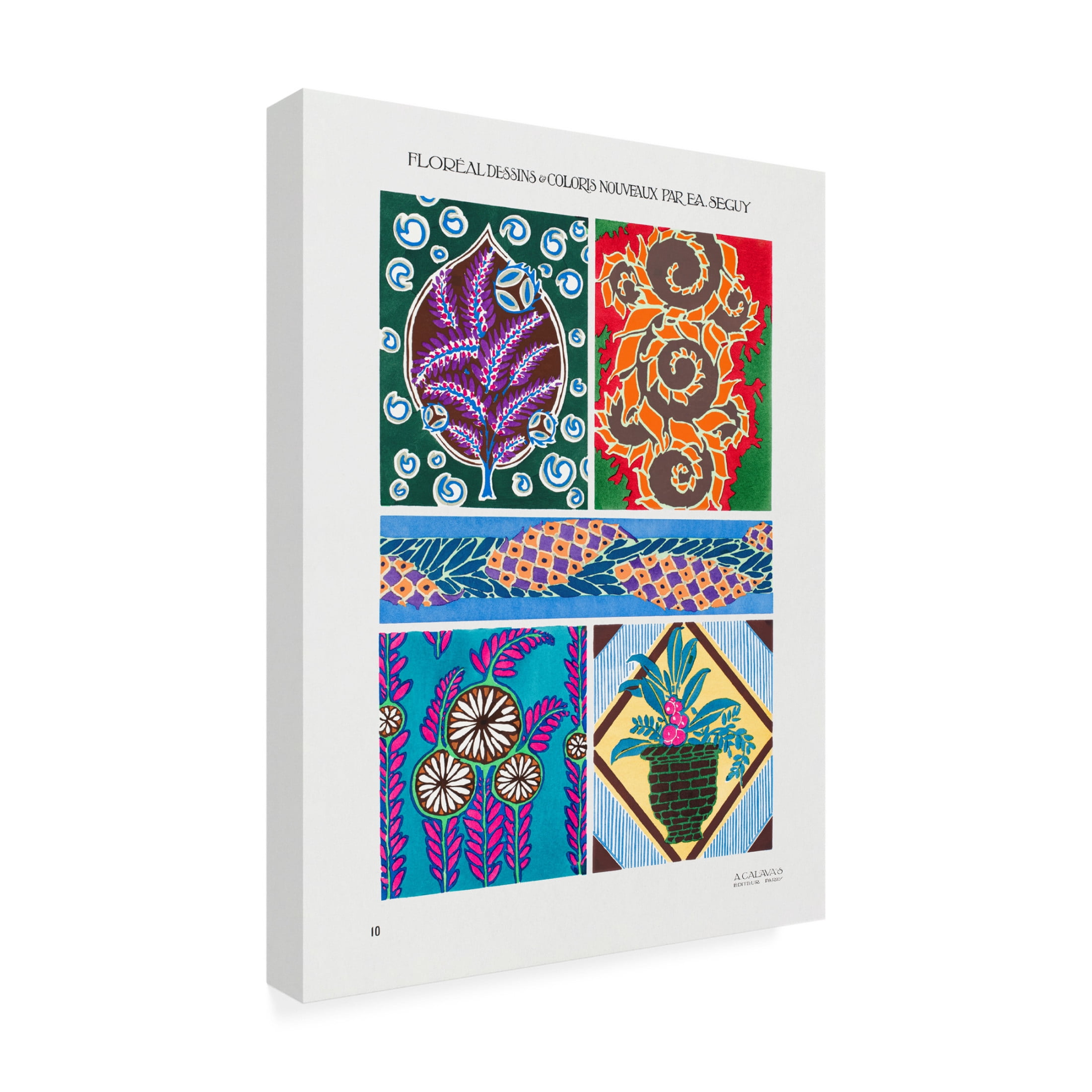 Trademark Fine Art Pictufy   Pattern 10 Canvas Wall Art