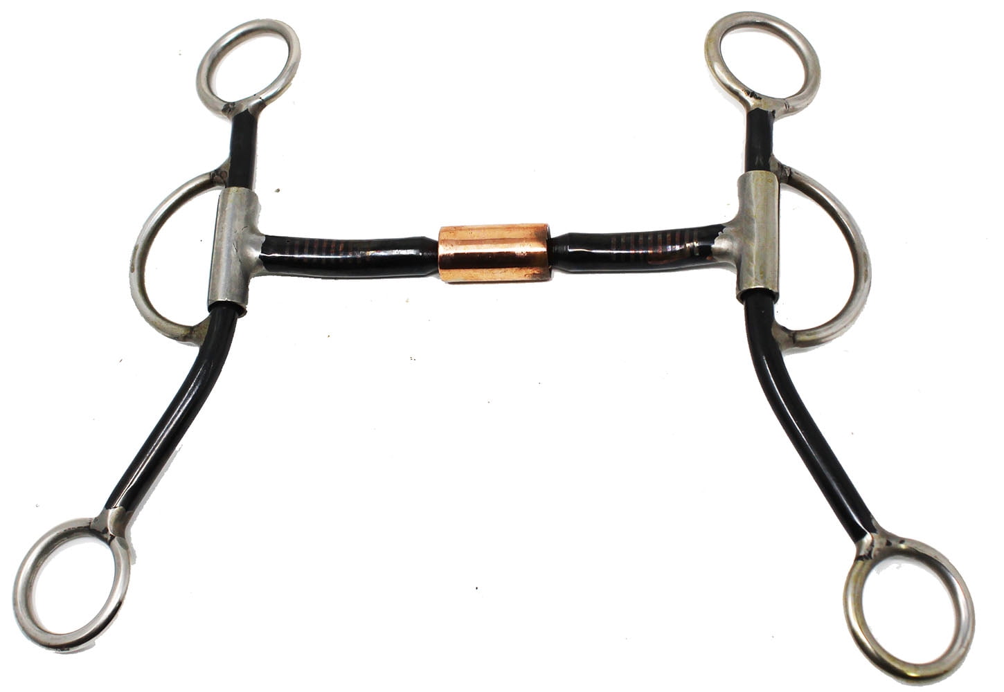 Horse SS Straight Roller 5" Mouth 71/2" Cheeks Snaffle Argentine Horse