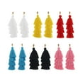 thumbnail image 3 of Pendientes de borla Qarigey Candelabro de 4 capas Estilo vintage bohemio Étnico largo Azul, 3 of 6