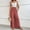 Red, variant on FUNUONY Womens Wide Leg Pants Casual Palazzo Flowy Pleated Trouser Woman Elastic High Waisted Loose Fit Lounge Pant Comfy 2025 Elastic with Flared Elegant Commuting Casual Pants Beige L