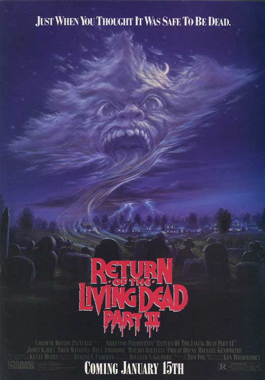 Return Of The Living Dead 2 Movie Poster Style B 11 X 17 1988 Walmart Com Walmart Com