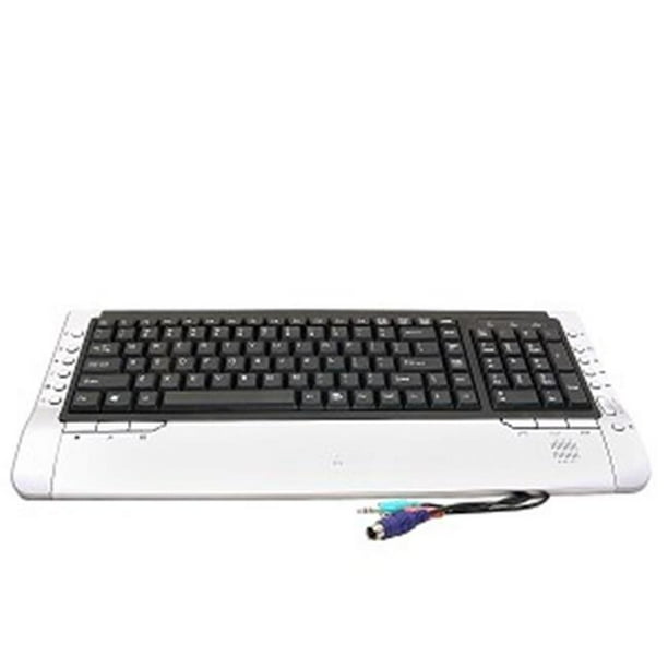 103Key PS2 Skype Multimedia Keyboard with Builtin Microphone
