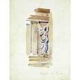 thumbnail image 2 of Mackintosh, Charles Rennie 19x24 Black Modern Framed Museum Art Print Titled - Study of an Angel Statue, 2 of 4