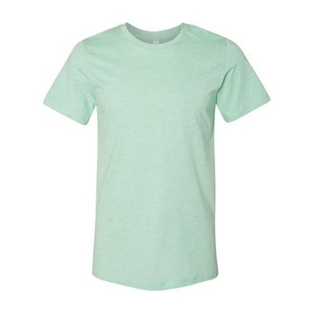 Bella Canvas Mens CVC Jersey Tee, XS, Heather Prism Mint