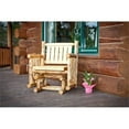thumbnail image 2 of Montana Woodworks 19" Handcrafted Transitional Wood Glider in Gold, 2 of 4