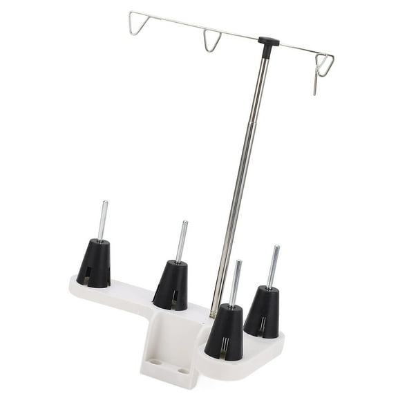 Ysmooiuy Thread Spool Holder Sewing Thread Stand 4 Spools Holder Thread Roll Holder for Embroidery and Sewing Machines