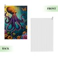 thumbnail image 2 of ONETECH Octopus Flowers Butterfly Golf Towel Golf Accessories and Gifts 24x16in 2PC, 2 of 7