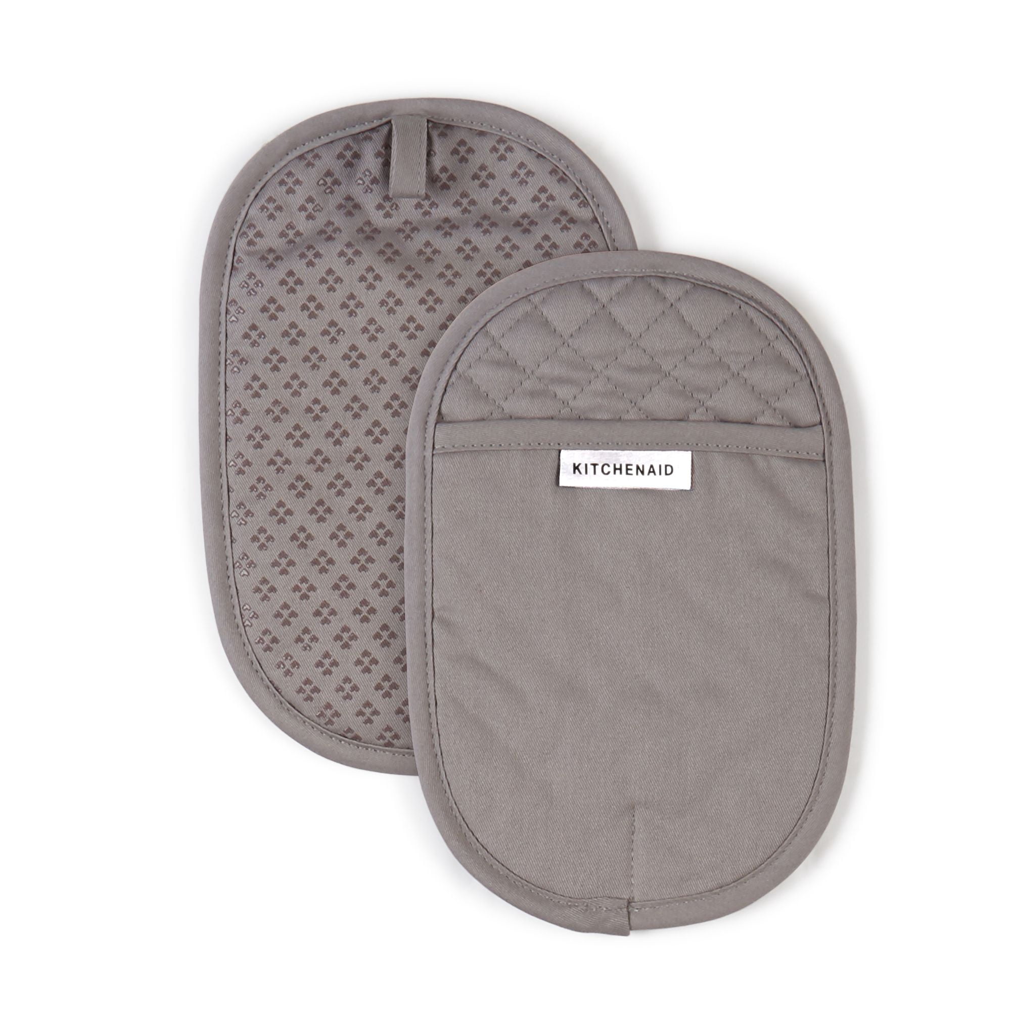KitchenAid Asteroid Pot Holder Set, Grey, Set of 2