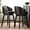 Dark Brown, variant on Noble House Morgan Brown Bonded Leather Swivel Bar Stool (Set of 2)