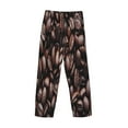 thumbnail image 5 of Junzan Men'S Pajama Pants Coffee Bean Sleepwear Pants Pj Bottoms Drawstring And Pockets, 5 of 9