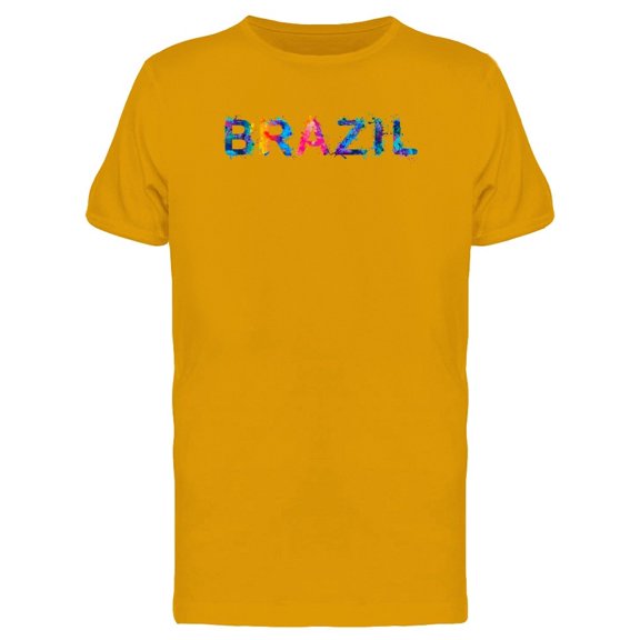 Brazil In Color Paint Tee Men's -Image by Shutterstock