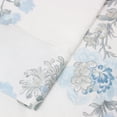thumbnail image 5 of Melange Home Floral Collection Percale Cotton Sheet Set Full - Big Floral Violet, 5 of 5