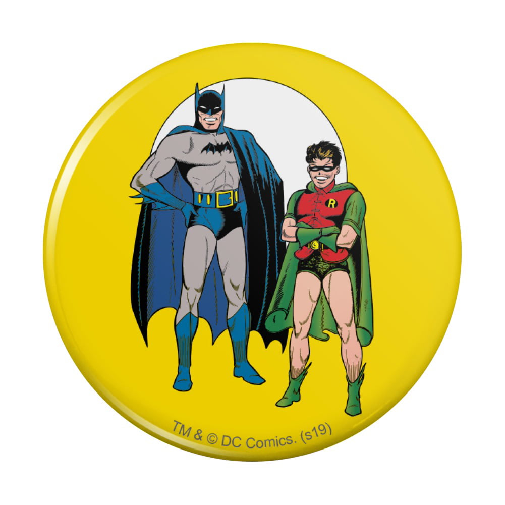 Batman and Robin Pinback Button Pin 