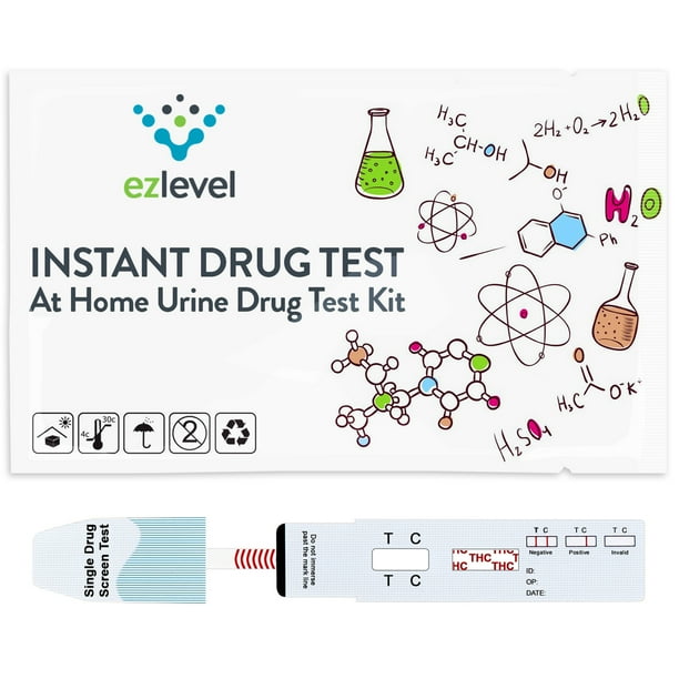 (20 Pack) EZ Level Marijuana THC Urine Drug Dip Test Kit