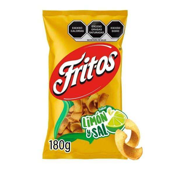 Botana Fritos sabor limón y sal 180 g