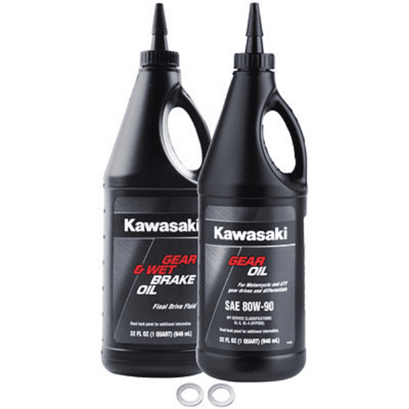 Drivetrain Oil Change Kit with Kawasaki Oil Compatible With Kawasaki Teryx4 S LE 2021