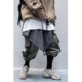 thumbnail image 2 of Niepce Inc Men's Japanese Streetwear Grey Techwear Pants, 2 of 7