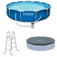thumbnail image 1 of INTEX Metal Frame 12’ x 30” Above Ground Swimming Pool with Filter Pump, 1 of 12