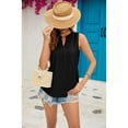 thumbnail image 4 of XCHQRTI Leopard Tank Tops for Women Stitching Sleeveless Shirts Strap Loose Casual Tees, 4 of 8