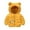 Yellow, variant on Generic Children'S Thickened Hooded Winter Jacket Toddler Kids Baby Boys Girls Winter Down Coats Cute Bear Ears Coats With Hoods Cartoon Lightweight Jacket Outwear Baby Girls Boys Coat