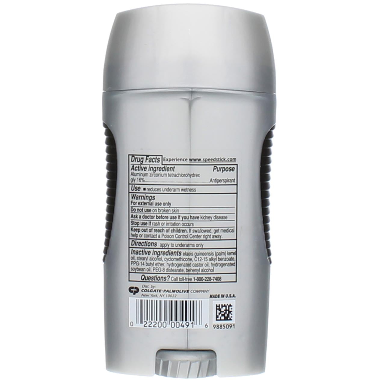 Speed Stick Power Unscented Antiperspirant Deodorant - 3oz, Clear (5 Pack) (Bundle)
