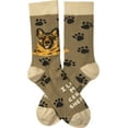 thumbnail image 2 of Primitives Socks - I Love My German Shepherd, 2 of 3