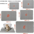 thumbnail image 3 of Cat Litter Mat Water Urine Proof Double Layer Pet Foldable Cat Litter Trapping  Pet Carpet Bed Pads For Cats Pet Clean Supplies, 3 of 9