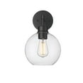 thumbnail image 3 of Millennium Lighting  Basin 1 Light Outdoor Wall Sconce with Clear Glass Shades Powder Coat Brown, 3 of 5
