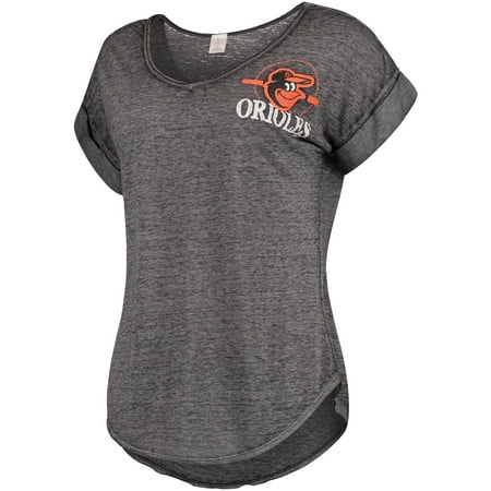 - Women's Concepts Sport Heathered Gray Baltimore Orioles Crosspoint T-Shirt