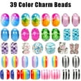 thumbnail image 2 of DIY Bracelet Making Kit for Girls,127 Pieces DIY Charm Bracelet Making Kit ,Including Pendant Charms, Bracelets and Necklace String for Bracelets Craft & Necklace Making, Gift Idea for Teen Girls, 2 of 6