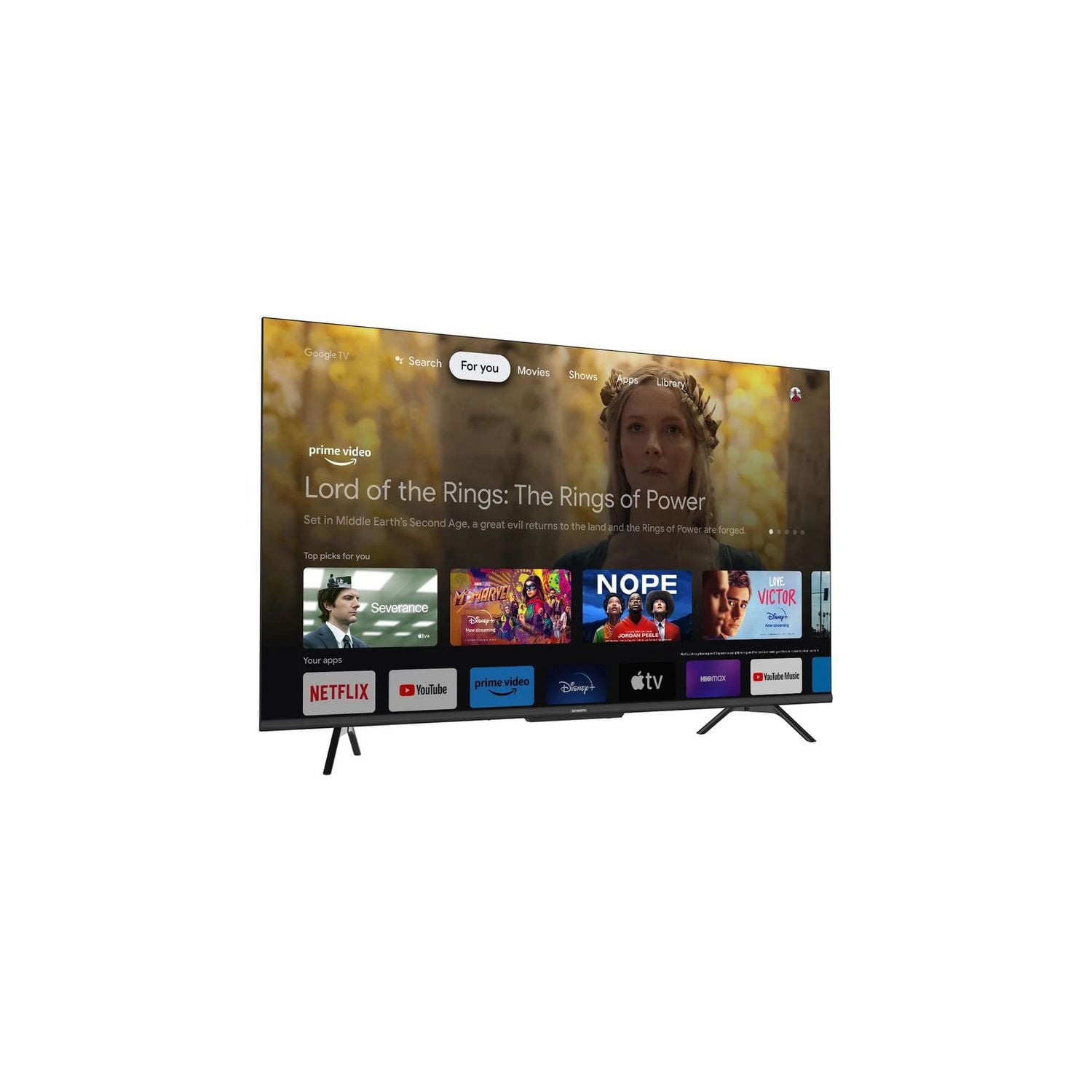 Skyworth 55" Class UE7650 4K UHD Smart Google TV with Dolby Vision & Voice Remote