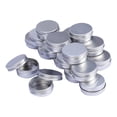 thumbnail image 2 of ColoMX 20pcs 15g botellas de viaje cosmético envase vacío tarro de crema tarro con tapa para maquillaje pomada (caja de muestras de aluminio con hilo), 2 of 8