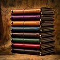 thumbnail image 2 of Travel notepad retro Crazy Horse Leather Notebook handmade loose-leaf book cowhide diary, 2 of 5