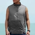 thumbnail image 2 of QHFBli Men's Lightweight Vest Softshell Sleeveless Breathable Mesh Sleeveless Vest Jacket for Outdoor Sports Casual Wear Lightweight Windproof Top, 2 of 4