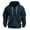 Navy, variant on WREESH Men's Winter Cargo Hoodie Quarter Zip Pullover Tactical Athletic Hooded Sweatshirt for Hiking Outdoor Black