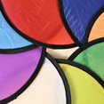 thumbnail image 7 of Byfri 10 Pack Multicolor Round Foldable Flying Disc Hand Fans Portable Cooling Fans for Summer Outdoor 25cm, 7 of 7