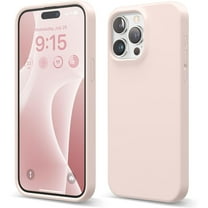 ELEHOLD Liquid Silicone Case for iPhone 15 Pro 6.1 Inch Case, for iPhone 15 Pro, Slim Lightweight Soft Shockproof Phone Cover with Anti-Scratch Soft Microfiber Lining,Pink
