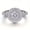 White, variant on 0.8ct Round Cut Moissanite Ring for Women, Pink Row Wedding Ring, Delicate Jewelry, Promise Ring, Valentine's Day Gift Box For Your Girlfriend/Wife