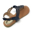 thumbnail image 3 of Victoria K Women's Laceup Faux Snake Skin With Side Buckle Sandals, 3 of 5